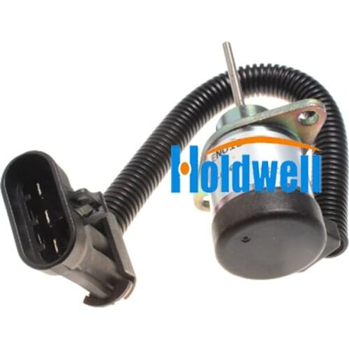 Fuel Solenoid QR6882624 for Bobcat B300 BL370 S130 S150 S160 S175 S185