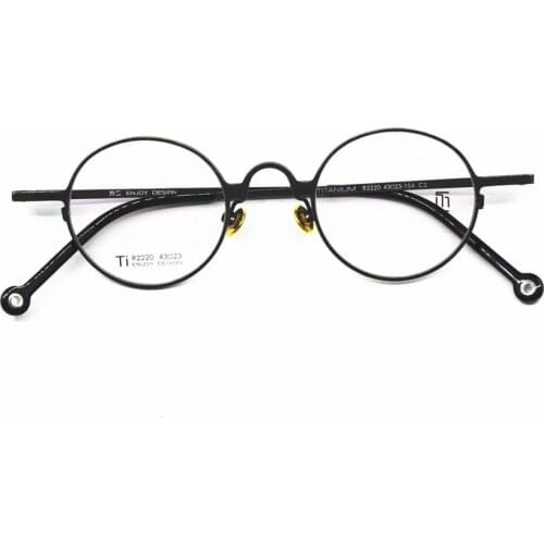 Vintage Oval Round Titanium Eyeglass Frames Full Rim Hand Made Glasses Men Women Eyewear Rx able