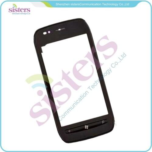 1PCS/lot Wholesale High Qualit Touch Screen Digitizer with frame for Nokia Lumia 710 N710 Free Shipping