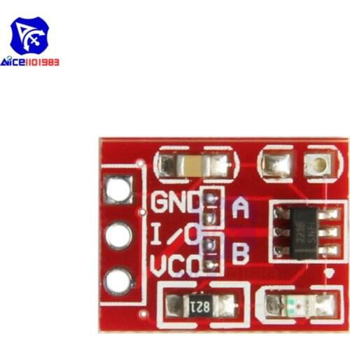 Diymore 10PCS/Lot TTP223 Touch Switch Sensor Module Self-Locking/No-Locking Capacitive Touching Switch Button