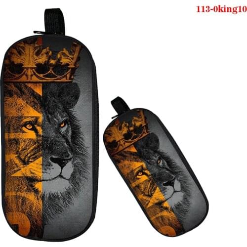 3D Lion Animal King Pencil Case Stationery Box School Pencil Case for Girls Pen Case Boy Student King Pen Box Cute Pen Bag Gift