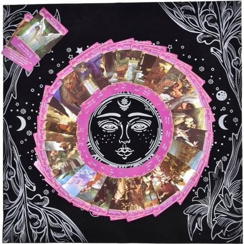 49*49CM Altar Tarot Tarot Tablecloth High-grade Thick Tarot Divination Cards Table Cloth for Magicians Daily Board Games