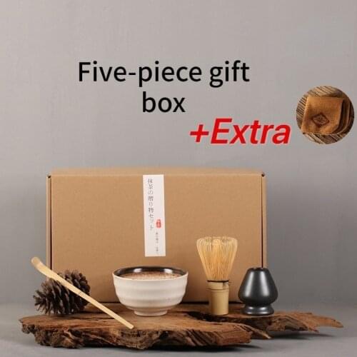 Matcha set Bamboo Matcha Whisk Japanese Brush Professional Green Tea Powder Whisk Chasen Tea Ceremony Brush Tool Grinder