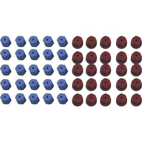 50 Pieces AC A/C Charging Port Service Caps R134a R12 13mm & 16mm AC Service Charging Port Cap Red Blue