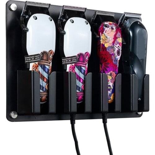 Barbershop Accessories High Quality PP Material Electric Hair Cutter Holder Barber Tools Storage Case