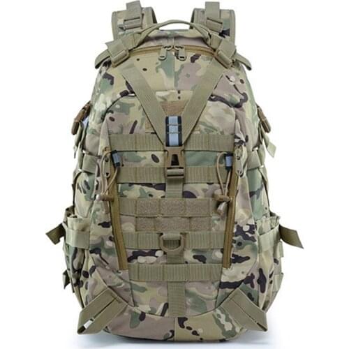 Army Backpack Military Bag Tactical Molle Climbing Rucksack Hiking Hunting Men Travel Bags Outdoor Sports Camping 40L Backpack