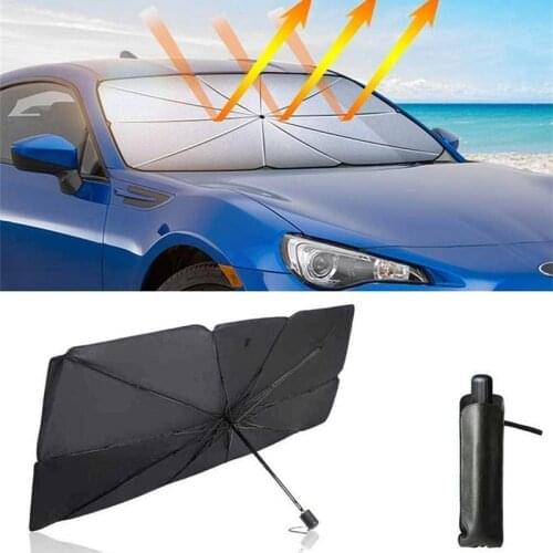 Automotive interior Car parasol Foldable Car Windshield Sun Shade Umbrella Car UV Cover Sunshade Front Window Protection