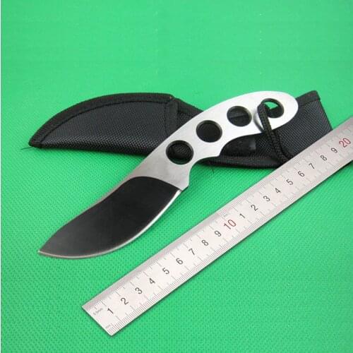 Free shipping New fixed blade sharp edges camping hunting tactical survival knife with Outdoor tool machetes
