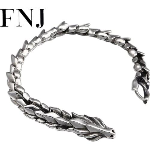 FNJ Silver Bracelets