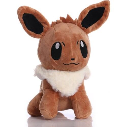20cm TAKARA TOMY Pokemon Eevee Plush Toys Doll Cartoon Anime Soft Stuffed Animals Toys for Kids Children Birthday Gifts