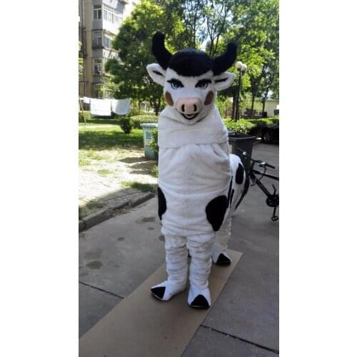 Cow Mascot Costume Suits Cosplay Party Game Outfits Advertising Promotion Carnival Adults Fursuit Cosplay Hallowen Gift Unisex