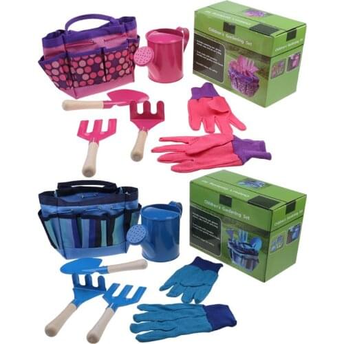 Little Gardener Tool Set With Bag Kids Children Gardening Boys Girls Gift Toys New Dropshipping