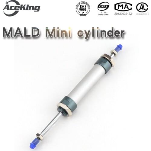 Mini cylinder MALD16/20/25/32/40 x25x50x75x100x125x150x175s two-axis double aluminum alloy cylinder double acting type