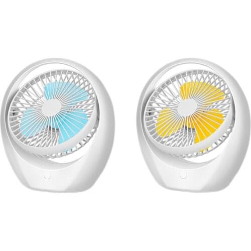 Mini USB Desktop Fan Personal Portable Cooling Fan with Rotation Adjustable Angle for Office Household Traveling