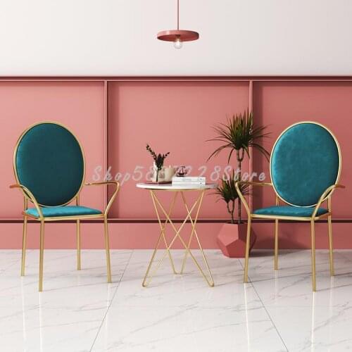 Nordic Dining Chair, Family Restaurant Stool, Light Luxury Net Red Chai