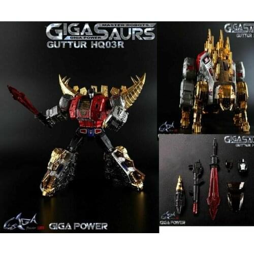 Arrive Soon Gigapower GP HQ-03R HQ03R Dinobot Snarl Chrome Ver