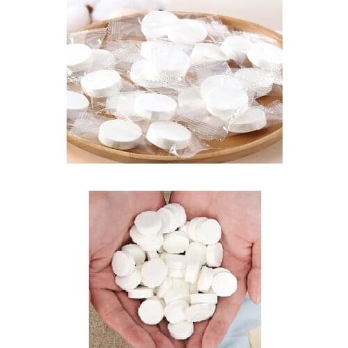 100PCS Disposable Compressed Towel Outdoor Travel Fishing Non-woven Fabric Makeup Remover Face Washing Towel Magic Towel 100PCS