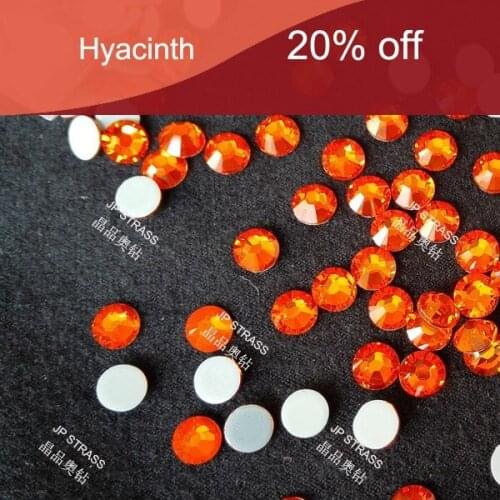 Original korea quality of high levels hot fix rhinestone ss20 hyacinth 50 gross each lot with super cutting free shipping