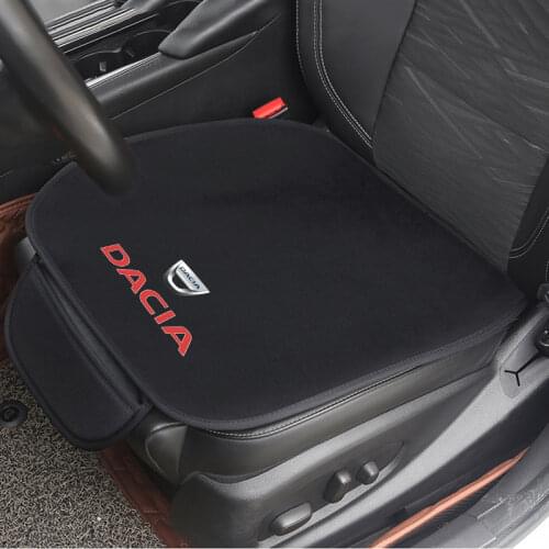 Car Seat Cushion Non-Slip Cover Ice silk Velvet Plush For Dacia Sandero MK2 Stepway Accessories