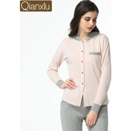 Qianxiu Women's Pajamas With A Hood