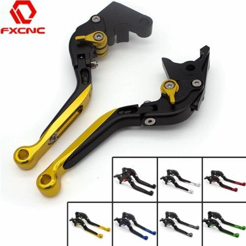 CNC Folding Extendable Motorcycle Brake Clutch Lever For Yamaha FZS 600 S FAZER FZS600 TDM 900 TDM900 XJR400 2002-2003