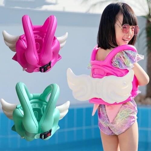 Life jacket Inflatable Vest with wings Baby Swim Ring Infant Armpit Float Kid Toddler Pool School Swim Training buoyancy Vest