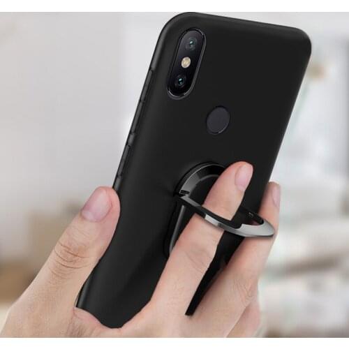 Ultra Thin Finger Magnetic Ring Matte Case for Umidigi A5 Pro TPU Cover for Umidigi A5 Pro Cases