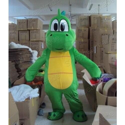 Yoshi Dinosaur Super Mario cartoon Mascot Costume Fancy Dress Animal mascot costume free shipping