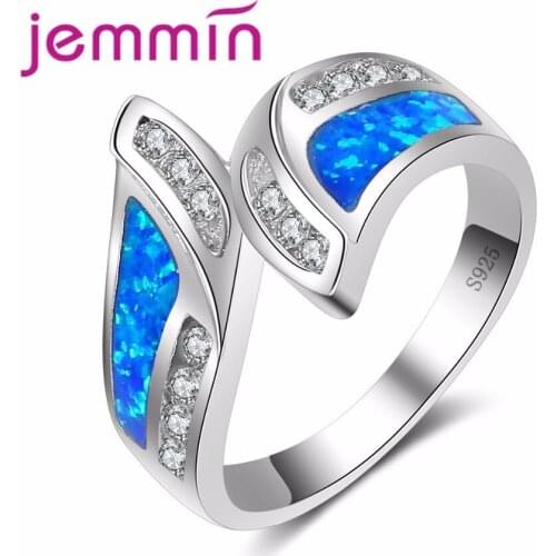 Jammin Girl Ring 925 Sterling Silver Silver Color Ring With Open Design White Glass Crystal Shinning Ring
