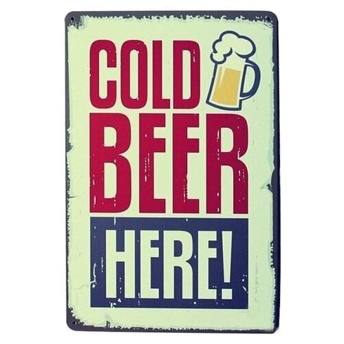 Signs Custom Rock Design Restaurant Supplies Art Sign Bar Decoration 20cm*30cm Tin Signs(Visit Our Store, More Products!!!)