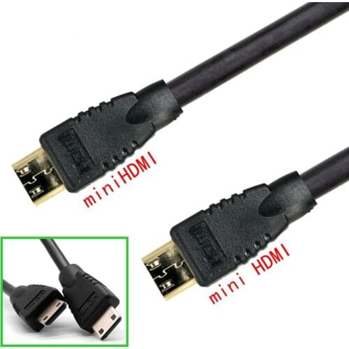 0.5M HDMI compatible 1.4 Mini Male to Mini HDMI Male Video Cable Cord Type C to C Adapter High Quality For TV DV Phone