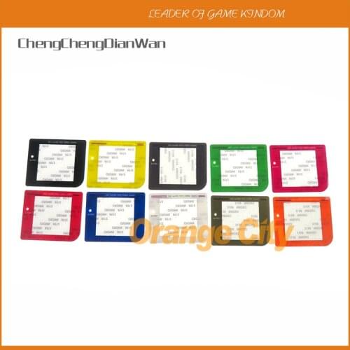 1pc For GB Protector Lens cover Colorful Plastic Plastic Mirror Replacement Protective Screen Lens for Gameboy
