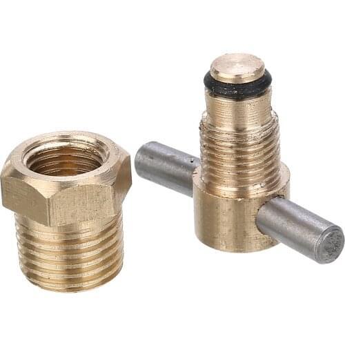 Practical 1Pcs 1/4 Inch NPT Brass Drain Valve For Air Compressor Tank Replacement Part For Air Compressor