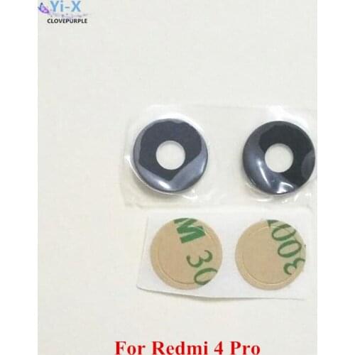 2PCS For Xiaomi Redmi 4 Pro Glass Material Rear Back Camera Lens Cover Replacement Repair Spare Parts