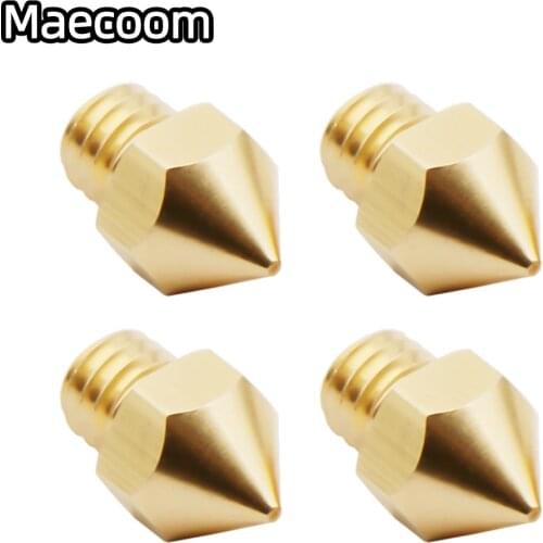 5/10pcs 3D Printer MK8 Brass Nozzle M6 screw threaded upgrade More capacity Type Big Nozzle head For 1.75MM CR10 CR10S Ender-3