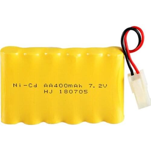 MasterFire 8pack/lot 7.2V 400mah NI-CD Battery Remote Control Toys Rechargeable NICD 6 AA Batteries Pack with White Plug