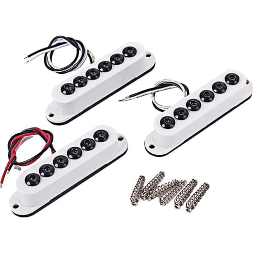Electric Guitar Single Coil Pickups Set 48/50/52 For 6 Strings Guitar Accs