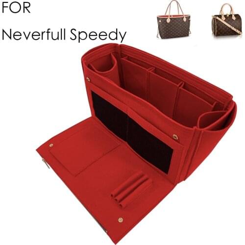 For Neverfull MM PM GM Speedy Felt Bag Organizer Insert Bag Shapers Bag Purse Organizers-3MM Premium Felt (Handmade/20 Colors)