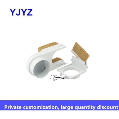 Engraving machine vacuum hood brush screw fixed push-pull dust removal woodworking spindle motor engraving machine accessories