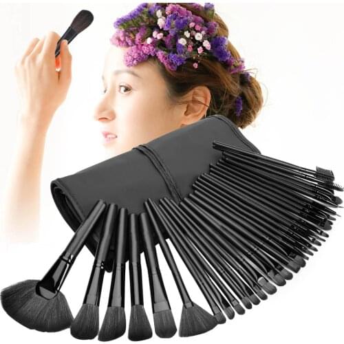 Kaizm 32Pcs Makeup Brushes Professional Soft Cosmetics Make Up Brush Set Kabuki Foundation Brush Lipstick Beauty maquillaje Tool
