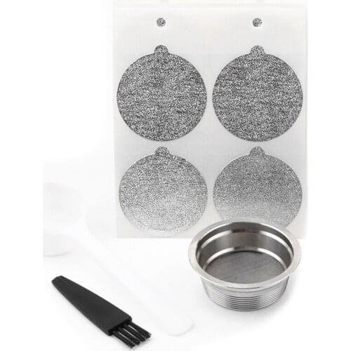 Reusable Coffee Capsule Disposable Foils Seal Stainless Steel for Lavazza A Modo Mio Filter Pod Aluminum Foil Coffee