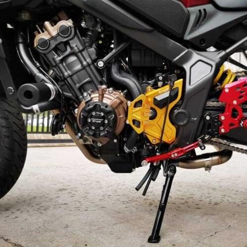 Motorcycle hood modification suitable for HONDA CB650F engine protection cover anti-fall cover 17-18