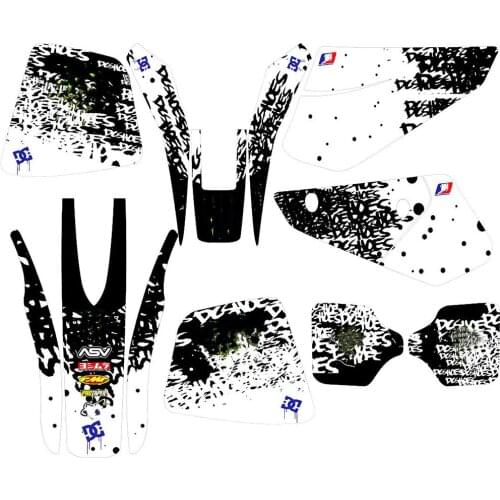 Motorcycle Djebel 250 Free Customized Names Numbers 3M graphics stickers BACKGROUNDs decals Kits For SUZUKI DJEBEL250 Djebel 250