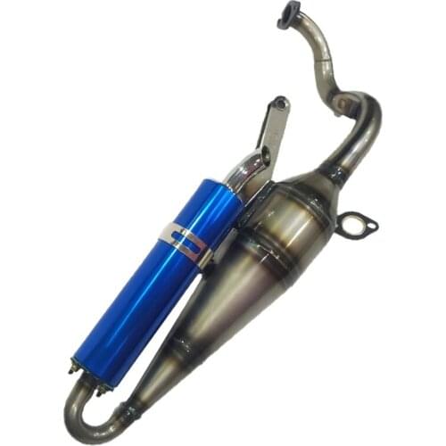 TWH V8 DIO-ZX Motorcycle Racing 44-48MM Cylinder Handmade Exhaust Pipe