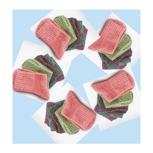 Ladies Warm Wool Cashmere Thick Solid Color Socks Sports Women Ladies Soft Cotton Casual Winter Warm Breathable Cold Socks Gifts