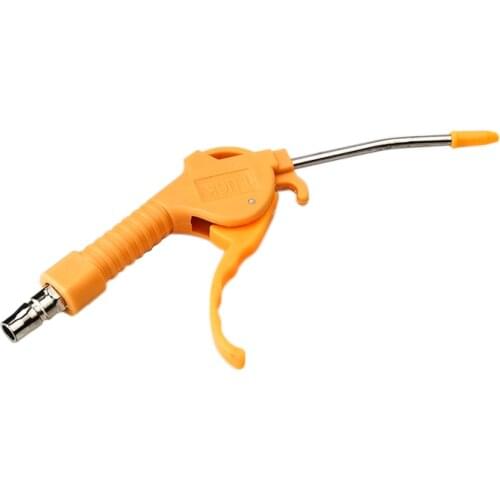 Air gun Blow Orange Angled Nozzle Plastic Handle Duster Spray Blow Dust Blower Cleaning Tool Pneumatic gun