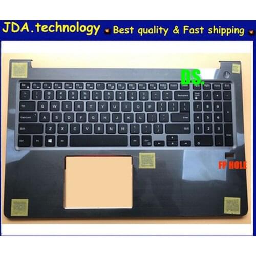 95%New/Org palmrest topcase For Dell Vostro 15 5000 5568 V5568 15-5568 US keyboard upper cover 0FCN57