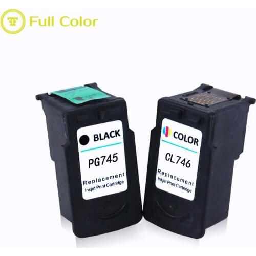FULLCOLOR cartridge pg 745 cl 746 compatible for canon MG2400 MG2470 MG2570 MG2500 MG2580 MG2970 IP2870 MX497 MG3077 PRINTER