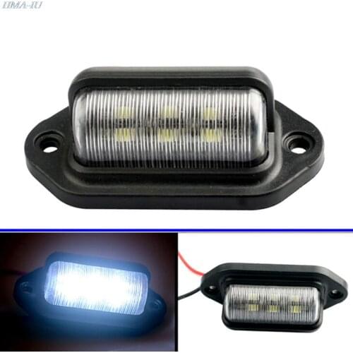High Quality 1PCS Waterproof IP65 License Plate Light Car Truck Trailer Step Lamp License Plate Light Car Accessories