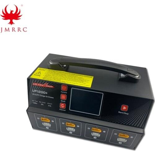 Ultra Power UP1200+ 25A 8 Channel 2-6S Lipo LiHV Battery Charger Agricutlural Drone UAV Fast Balance Charger With Display Screen